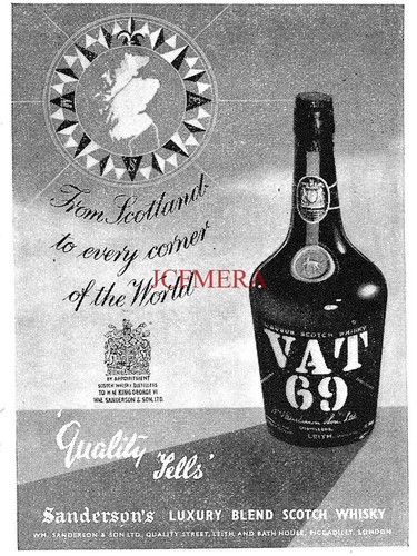 Sanderson vat scotch - 69',