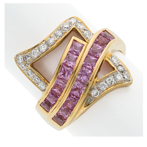 Anello estate zaffiro rosa - anello,