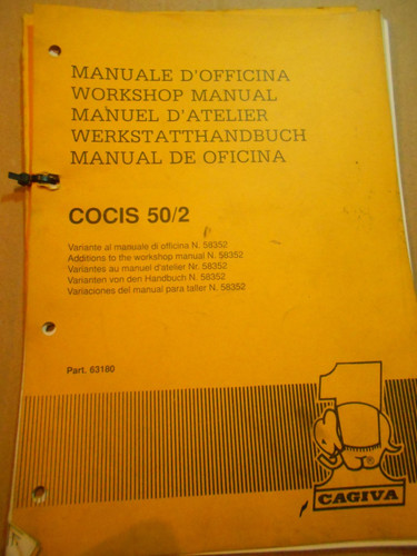 Manuale officina cagiva cocis - officina,