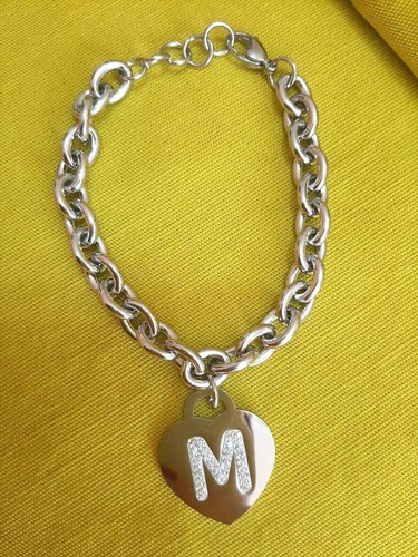 Bracciale catena acciaio - bracciale,