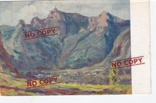 Cart. WW1 VENETO VICENZA MONTE CIMONE  OSSARIO MONTANINA PITTORE  U. GIOVANETTI