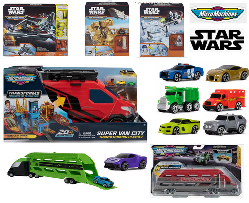 Micro machines cars - cars, playsets