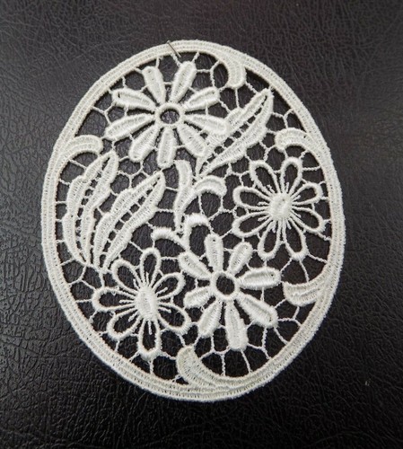 Inserto pizzo macrame - macrame', ovale