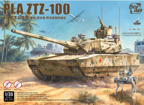 Border 001 pla ztz 100 - border, 1/35