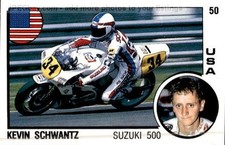 figurina Panini Supersport 1988 #50 Kevin Schwantz