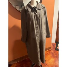 Trench cappotto classico marrone lunghezza intera bottoni colletto anteriore