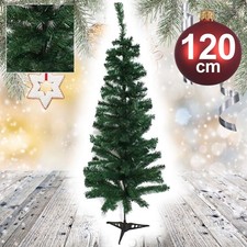 Albero Di Natale Artificiale 120cm Abete Sintetico Per Casa Ufficio Colore Verde