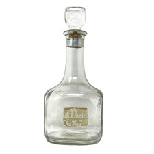 Jack Daniels vintage vecchio n. Decanter per bottiglie in vetro 7 omaggio all'imbottigliamento TN n.3