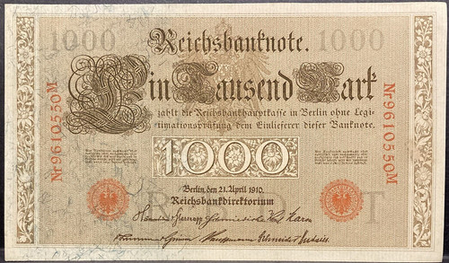 Banconota berlino reich 1000 - berlino,