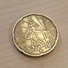Moneta Euro 20 Centesimi Francia 1999 Circolata