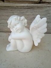 Grande Angioletto Seduto Decorazioni Natale Vintage Addobbi Natalizi