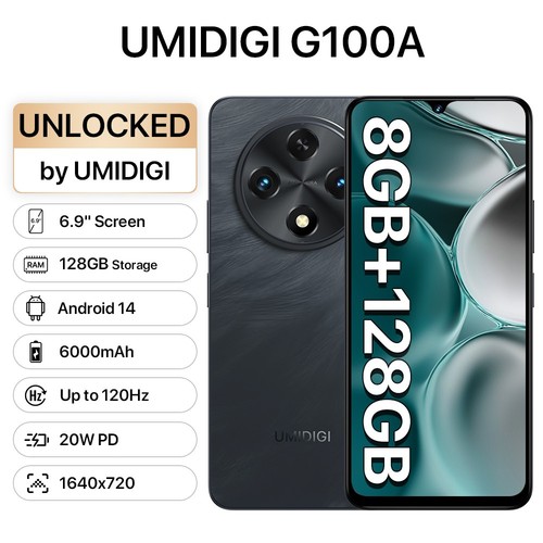 Umidigi g100a 4go - g100a, 4go+128go