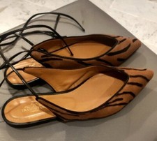 Mules Ballerine Tramontano Tigrate Scarpe Donna Alta Classe Taglia 39 Vestono 38