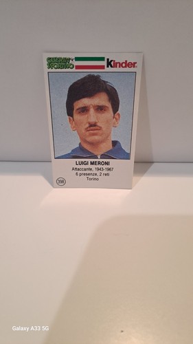 Figurina calciatori azzurri - figurina,