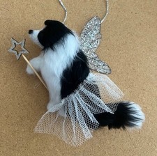 BORDER COLLIE CHRISTMAS FAIRY