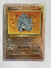Pokemon TCG Rhyhorn Reverse