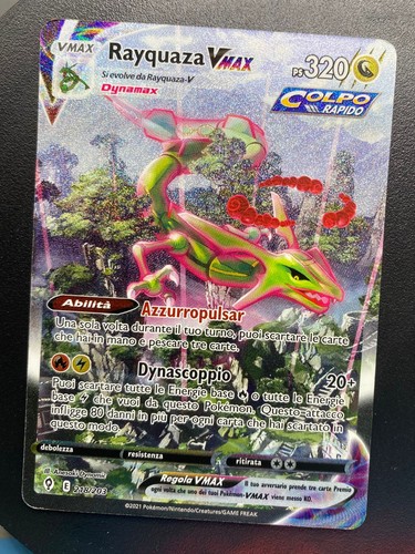 Rayquaza vmax 218 - rayquaza, evs