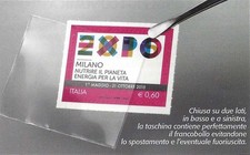 Taschine Filateliche BOLAFFI Kanguro fondo nero 160x135 per Cartoline