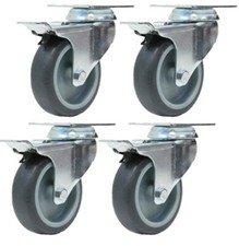 Rulli Da 75Mm In Gomma Grigia