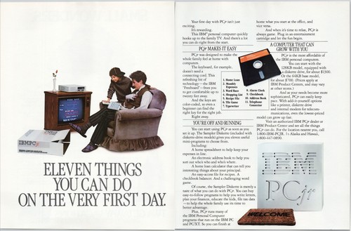 Ibm pcjr computer freeboard - computer,