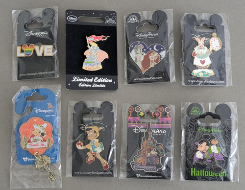 Disney collectable pin badges - disney,