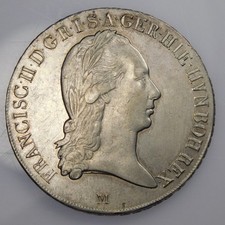 Francesco II d'Asburgo - Scudo delle Corone 1799 Zecca di Milano - R2- SPL+