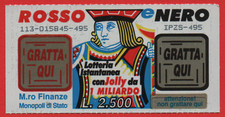 GRATTA E VINCI LOTTERIA ROSSO