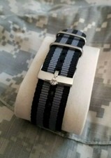 Cinturino nato 20 mm "James Bond" watch nylon strap correa buckle hebilla Rlx
