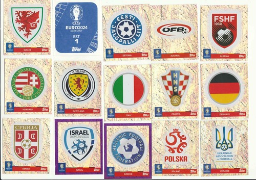 Topps euro 2024 - -, loghi