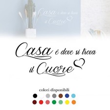 Adesivo da parete "Casa è