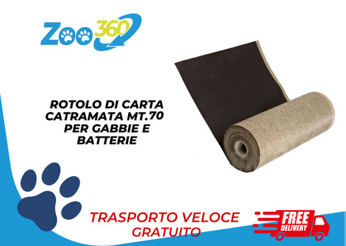 Rotoli carta catramata - rotoli, per