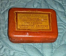 Antica scatola di latta