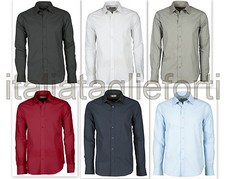 Camicia uomo cotone manica - cotone,