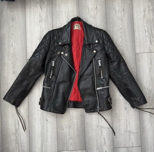 Giacca moto vintage - , donna