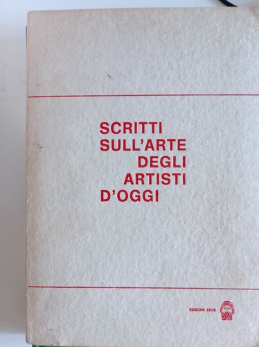 Scritti sull arte degli - scritti,