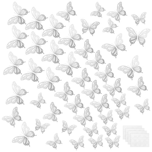 48pcs butterflies wall - butterflies,