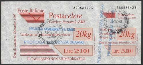 1998 italia postacelere - 1998,