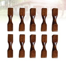  Bacchette di legno in stile giapponese creativo a forma di manubrio 10 pezzi di