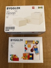 BYGGLEK Set di 3 cofanetti