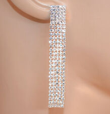 Orecchini donna argento fili