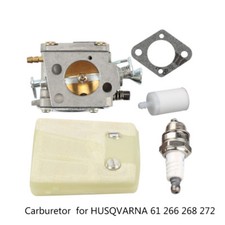 Set Carburatore per Husqvarna 61 268 266 272 XP Motosega Ricambio Casa