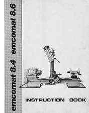 Emcomat 8.4 Emcomat 8.6 manuale uso e manutenzione - inglese