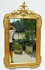 Grande Specchiera Cornice Italiana DORATA 154x92 n43 PRONTA Oro specchio CONSOLE