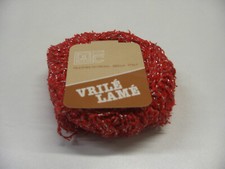 FILATURA DI CROSA VRILE FILATO MAGLIERIA COTONE LAME ROSSO ARGENTO 50 GRAMMI