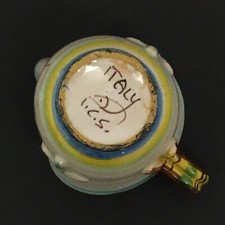 CERAMICA VIETRI ANNI 30 ICS BRICCO BROCCA UN QUARTINO DI VINO Dolker Kowaliska