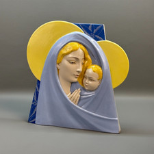 MADONNA BAMBINO CERAMICA