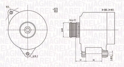 Alternatore magneti marelli - magneti,