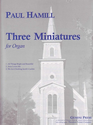 Three miniatures study score - three,