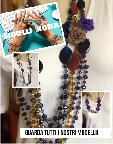 Collana bijoux donna pietre - donna,