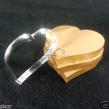 100 dischi cuore - cuore, acrilici